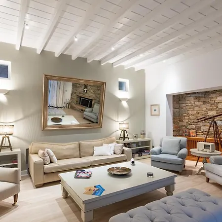 Blueros - Private 8-bedroom Estate With 100m Infinity Pool & Helipad, Syros Βίλα