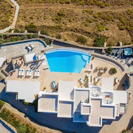 Blueros - Private 8-bedroom Estate With 100m Infinity Pool & Helipad, Syros Βίλα *