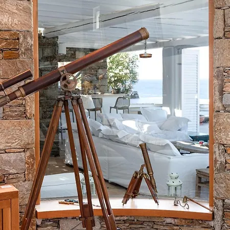 Βίλα Blueros - Private 8-bedroom Estate With 100m Infinity Pool & Helipad, Syros