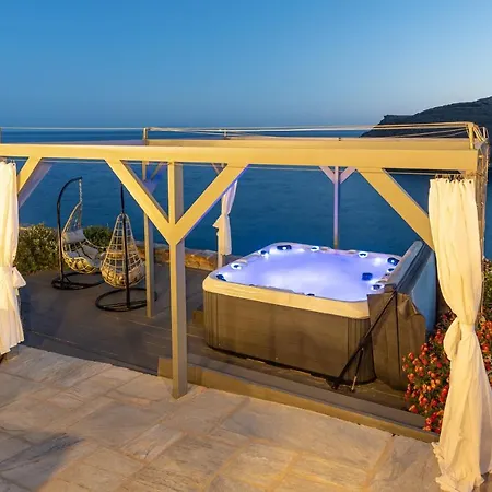 Βίλα Blueros - Private 8-bedroom Estate With 100m Infinity Pool & Helipad, Syros Μέγας Γιαλός-Νίτες