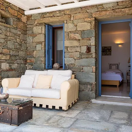 Blueros - Private 8-bedroom Estate With 100m Infinity Pool & Helipad, Syros Βίλα Μέγας Γιαλός-Νίτες