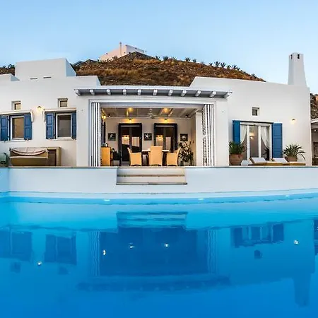 Blueros - Private 8-bedroom Estate With 100m Infinity Pool & Helipad, Syros