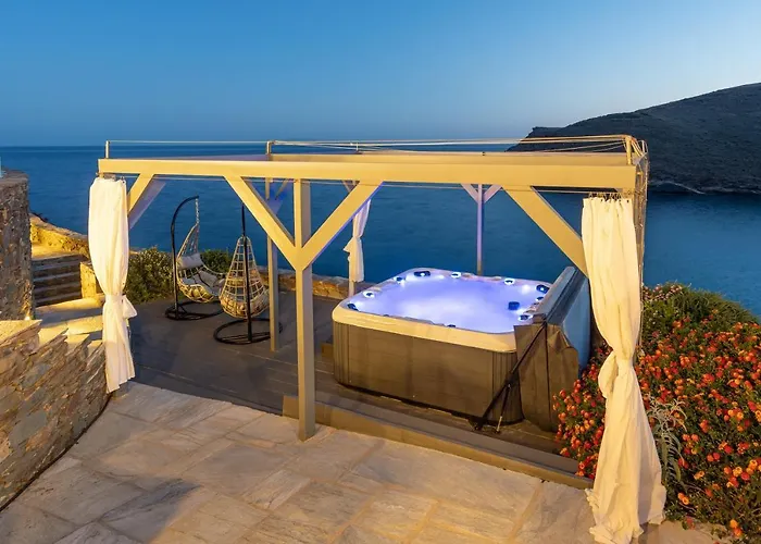 Villa Blueros Luxury - Syros Private Pool Gem Mégas Yialós-Nítes